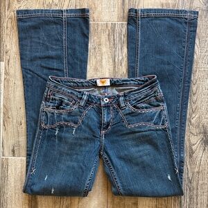 {Antik Denim} Bootcut Embroidered Jeans | sz 28
